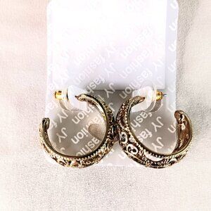 New Rustic Gold Earrings